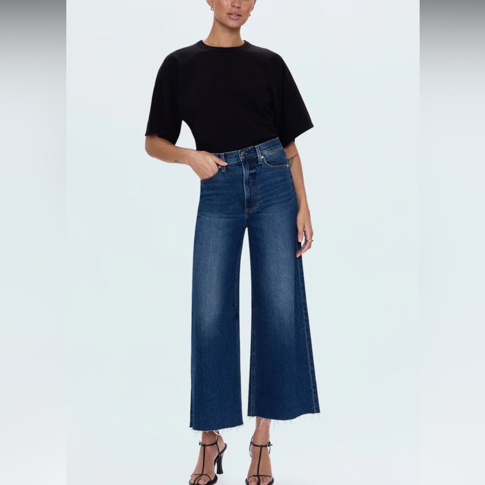 NWT Pistola Lana Crop High Rise Ultra Wide Leg 26 jeans